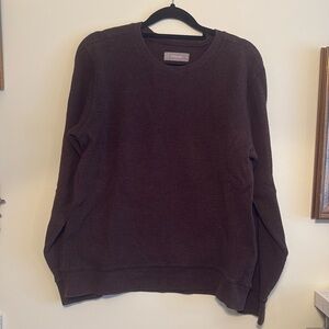 Everlane Chocolate brown long sleeve shirt